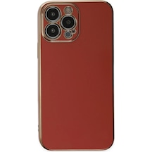 Mey İthalat Apple Uyumlu iPhone 15 Pro Max Kılıf Volet Silikon - Kırmızı
