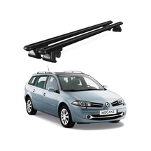 Venüs Renault Megane Station Wagon 2002-2009 Uyumlu Siyah Ara Atkı Port Bagaj Tavan Barı