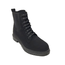 Sdf 84 Deri Trend Fashion Kadın Bot Siyah