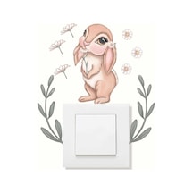 Tavşanın Rüyası Dekoratif Priz Sticker 0