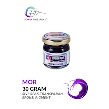 Opak & Transparan Sıvı Pigment Boya 30 Gram / Mor / Epoksi Için