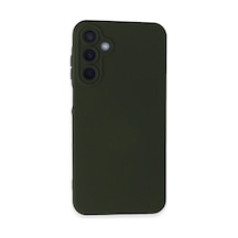 Herşeytrend Samsung Galaxy Uyumlu A25 5g Kılıf Nano İçi Kadife Silikon - Koyu Yeşil Çok Renkli