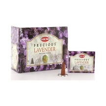 10adet Precious Lavender Aromalı Konik Tütsü Tütsülük Buhurdanlık