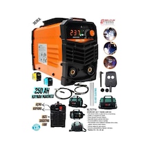 250 Amper Inverter Tip Kademeli Çanta Kaynak Makinesi + Klpro Taşıma Çantası