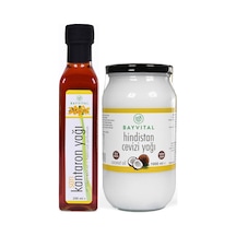 Bayvital Kantaron Yağı 250 ML + Hindistan Cevizi Yağı 1 L