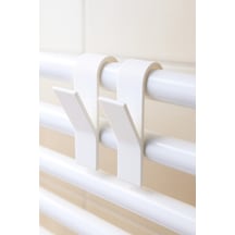 Banyo Havlupan Askısı 3d Baskı Dayanıklı Radyatör Havlu Askısı 4 Adet Plastik Beyaz Tr Diğer