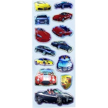 Sticker Kabartmalı Stiker Defter, Planlayıcı Etiket Araba Cb273 16x7 Cm