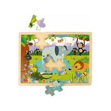 S01002909 Puzzle Anmals 5 Pcs 2 Ast