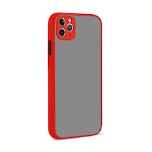 Apple Uyumlu iPhone 11 Pro Max Klfs Hux Kılıf kırmızı Kirmizi