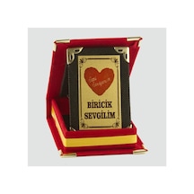 Biricik - 547 - Sevgilim - Kmrsfres - Plaketi Kırmızı