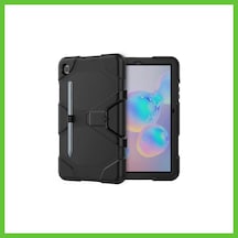 Bezos Samsung Galaxy Uyumlu T500 Tab A7 10.4 Kılıf Griffin Tablet Kapak - Siyah Dmc