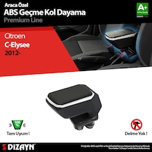 S-Dizayn Citroen C-Elysee Kol Dayama Kolçak Geçmeli ABS Gri 2012