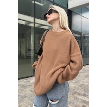 Madmext Vizon Bisiklet Yaka Basic Kazak Mg1264 - Vizon