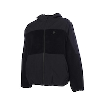 Hummel Jude Erkek Siyah Kapüşonlu Mont Siyah