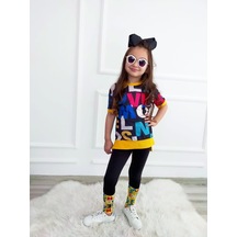 Boutiguestyles Boutıourstyles Kız Çocuk Renkli Tarz Takım
