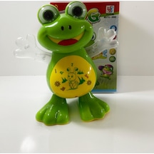 Pilli Dans Eden Işıklı Müzikli Kurbağa