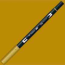 Ab-t Dual Brush Pen Grafik Kalemi - Yellow Gold