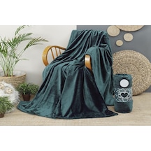 Aksu Wellsoft Çift Kişilik Battaniye 200X220 Petrol Çok Renkli