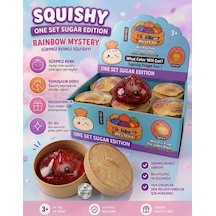 2 Adet Büyük Boy Çin Mantısı Squishy Yumuşacık Sürpriz Renkli Stres Oyuncağı