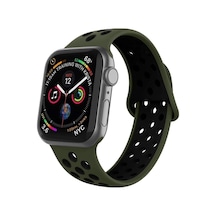 Watch Uyumlu Silikon Delikli Kordon Kayış 42-44 Mm