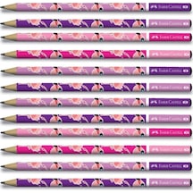Faber-castell Flamingo 2b Yuvarlak Kurşun Kalem 12'li Karışık