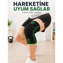 Trendexa Mey İthalat Nefes Alabilen Örme Dizlik Esnek Yapılı Spor Ve Egzersiz Dizliği