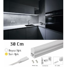 30 Cm Mutfak Tezgah Aydınlatması-Raf Aydınlatması Led Anahtarlı