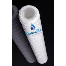 Damlalife 20" İnç İplik 25 Micron Sediment Sargı İp Tortu Filtre