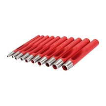 İzeltaş 5700002110 Kayış Zımba Takımı, Kırmızı, 10 Parça Set