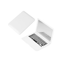 Yaozixa Portatif Mini Dizüstü Görünümlü Güneş Parlaklığı Yansıtıcı Makyaj Aracı - Beyaz