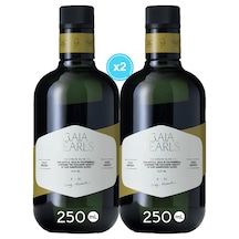 Gaia Pearls İkili Set Yeşil Seri 250 Ml X2 Avrupa Birliği Coğrafi İşaretli Milas Memecik Erken Hasat Soğuk Sıkım Zeytinyağı Dengeli Meyvemsi