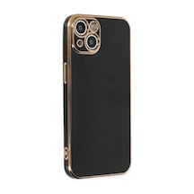 Apple iPhone Uyumlu   14 Kılıf Volet Silikon - Siyah