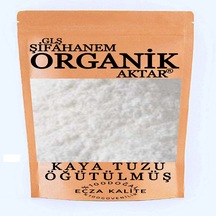 Glş Şifahanem Organik Aktar Yüksek Mineralli Kaya Tuzu Toz 500 G