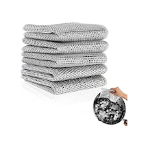 5 Adet Bulaşık Bezi, Çizilmez Ovma Teli, Bulaşık Ovma Bezi, Bulaşık Yıkama Bezleri 5'li Paket Genel