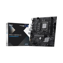 Msı Mb Pro H810m-e Soket 1851 Ddr5 6400 Mhz Oc 1xm.2 Usb 5gbps Hdmı Dp 2.5g Lan Matx