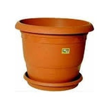 16.5 Cm Kaliteli Çiçek Saksısı Ve Saksı Altlığı + Süpriz Hediye