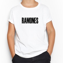 Ramones Text Beyaz Çocuk Tişört