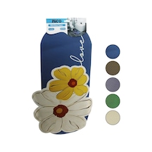 Çiçek Figürlü - Renkli 45x75cm Su Emici - Sihirli Banyo Pasp Çok Renkli