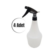Boş Sprey Şisesi- Gri Sıvı Püskürtme Sprey Şişesi 4 Adet