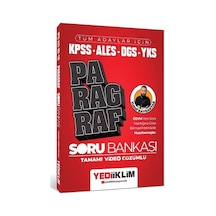 Yediiklim Kpss Ales Dgs Yks Paragraf Soru Bankası Video Çözümlü - Yusuf Bayraktar Yediiklim Yayınla