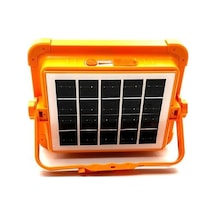 Ulzyvf 200w Turuncu Portatif Solar Led Projektör Yüksek Güçlü