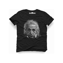 Tshirthane Albert Einstein Tipografi Tişört Erkek Tshirt