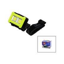 Pilli 3w Cob Led Kafa Lambası Fener 3-kademe Işık Ayarı - Flaşör 4.5v 150lümen Karışık