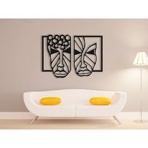 Erkek Ve Kadın Men Women 3d Duvar Dekoru - Şık Ve Minimalist Tasarım 20cm 2'li