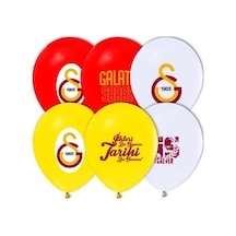 100 Adet Lisanslı Çift Taraflı Galatasaray Baskılı Balon