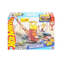 Hot Wheels City Süper İtfaiye İstasyonu Oyun Seti Jhl95 Çok Renkli