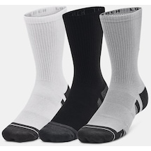 Under Armour Unisex UA Performance Tech 3’lü Paket Crew Çorap 1379512-011 Gri