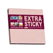 Hopax Stıckn Yapışkanlı Not Kağıdı Extra 90 Yp 76x76 Pastel Pembe He21661