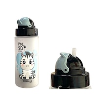Gıpta Sablaj Desenli Nice Tritan Matara 500 Ml - Kaplan Çok Renkli