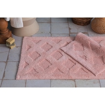 Apricitas 2 Li Banyo Paspası Dıamond Pembe